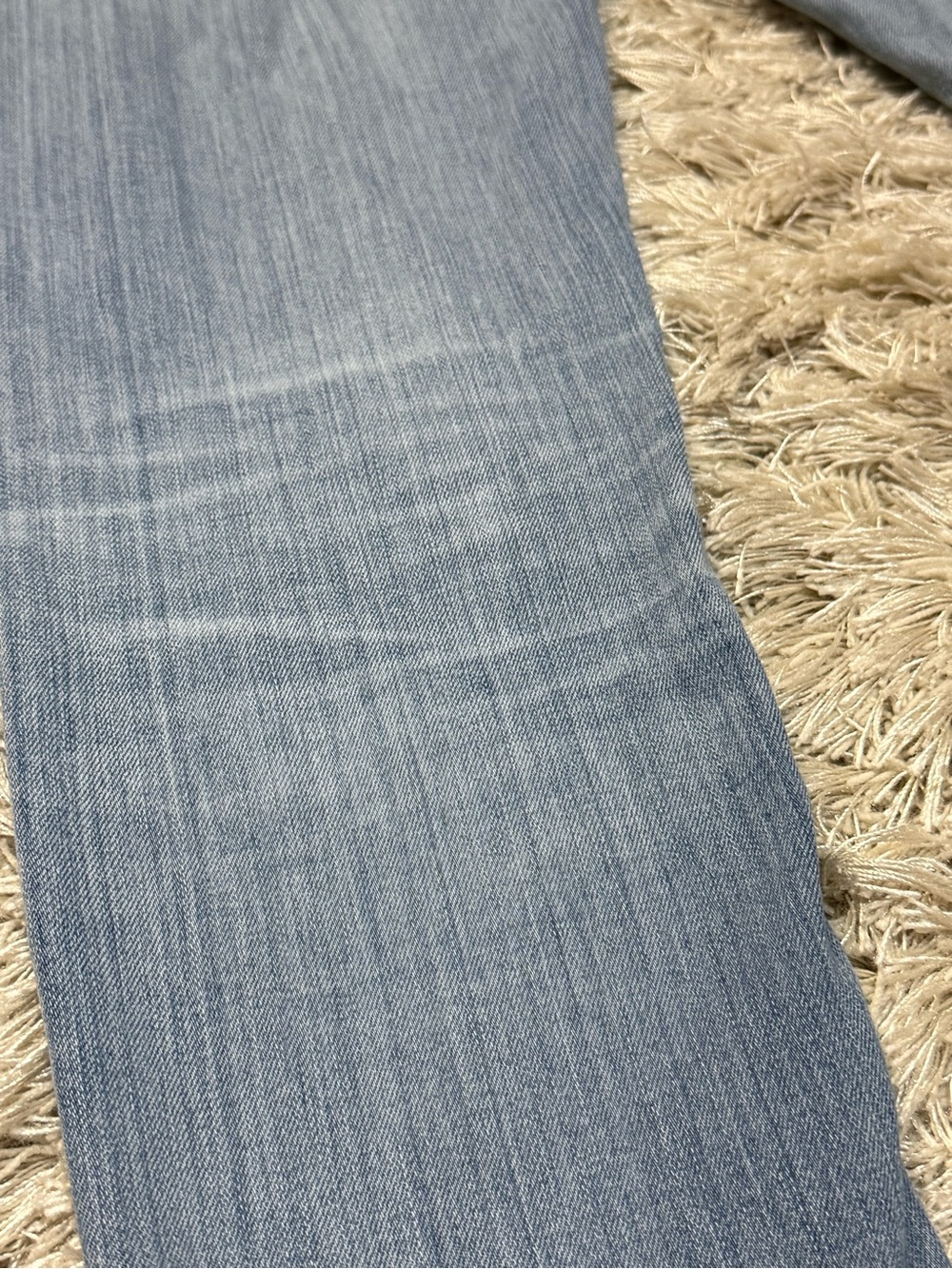 AG Straight Leg Jeans The Stevie Ankle Distressed Light Wash Size 27 - Picture 10 of 16